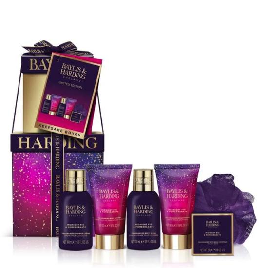 Baylis & Harding Midnight Fig & Pomegranate Luxury Pamper Present Gift Set
