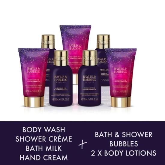 Baylis & Harding Midnight Fig & Pomegranate Ultimate Body Care Gift Set