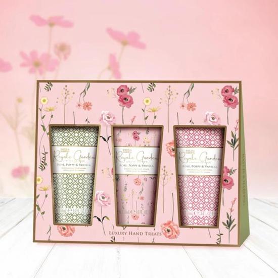 Baylis & Harding Royale Garden Rose, Poppy & Vanilla Luxury Hand Treats Gift Set