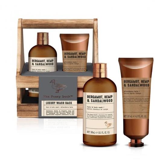 Baylis & Harding The Fuzzy Duck Bergamot, Hemp & Sandalwood Men's Luxury Grooming Duo Gift Set