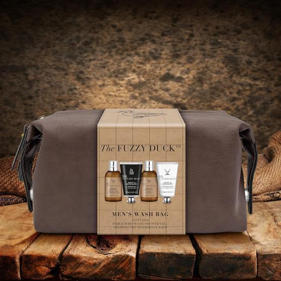 Baylis & Harding The Fuzzy Duck Mens Luxury Wash Bag Grey