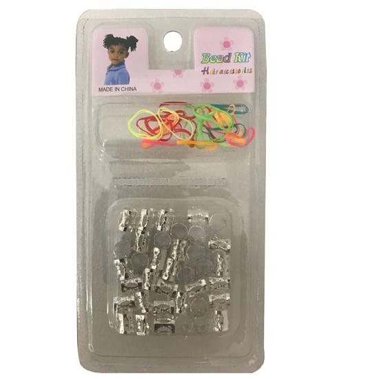 Beauty Collection Bead Kit Hair Accessories RS365SIL Silver