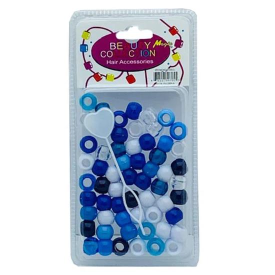 Beauty Collection Magic Hair Beads 70BLU Large Pack
