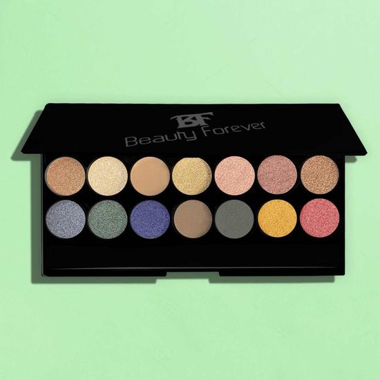 beauty forever BF Mineral Based 14s Eyeshadow Palette 101 14x1.1 g