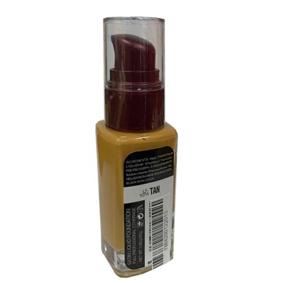 beauty forever BF Satin Liquid Foundation LF107A Tan 30 g