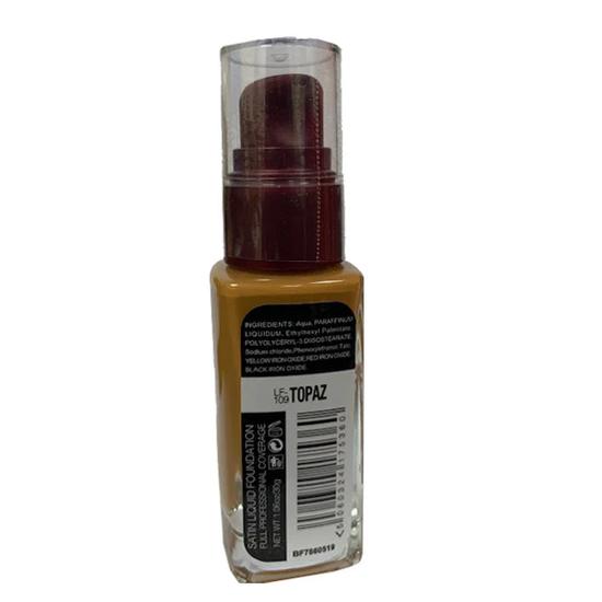beauty forever BF Satin Liquid Foundation LF109 Topaz 30 g
