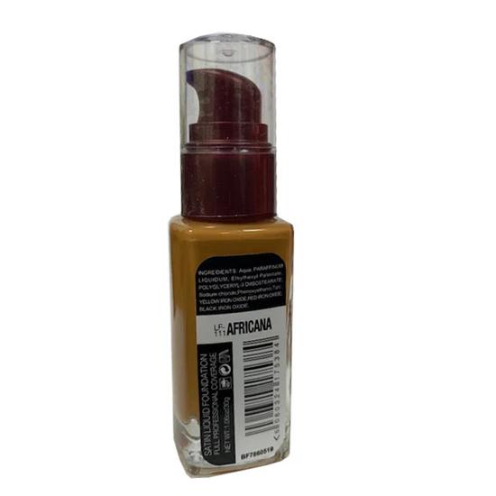 beauty forever BF Satin Liquid Foundation LF111 Africana 30 g