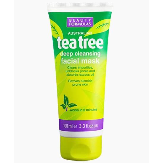 Beauty Formulas Australian Tea Tree Facial Mask 100ml