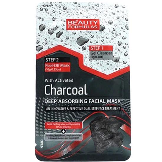 Beauty Formulas Charcoal Activated Deep Absorbing Facial Mask