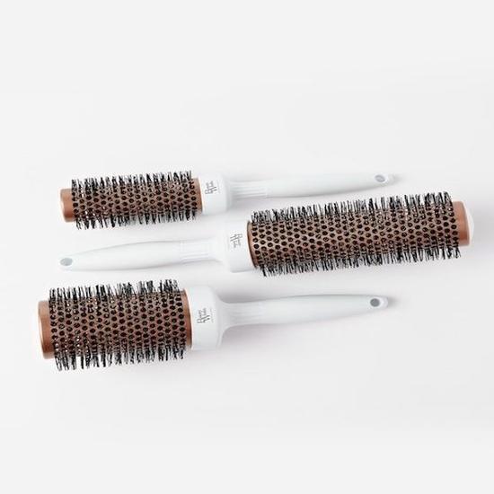 Beauty Works Blowdry Brush Gift Set Vegan Nylon Bristle Ceramic Brushes - 33mm, 43mm & 53mm