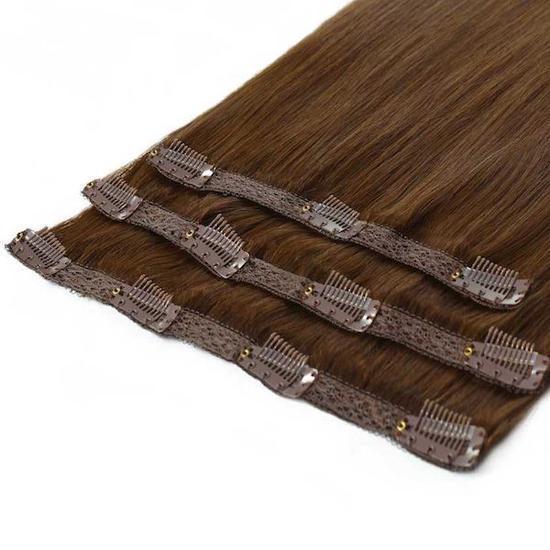 Beauty Works Deluxe Clip-In Hair Extensions 18" Caramel