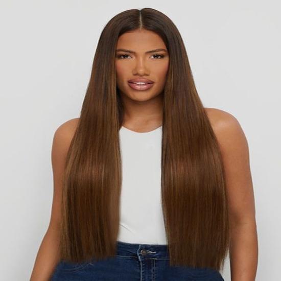 Beauty Works Gold Double Weft Extensions 22" Ebony