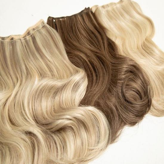 Beauty Works Gold Double Weft Hair Extensions 22" Hot Toffee