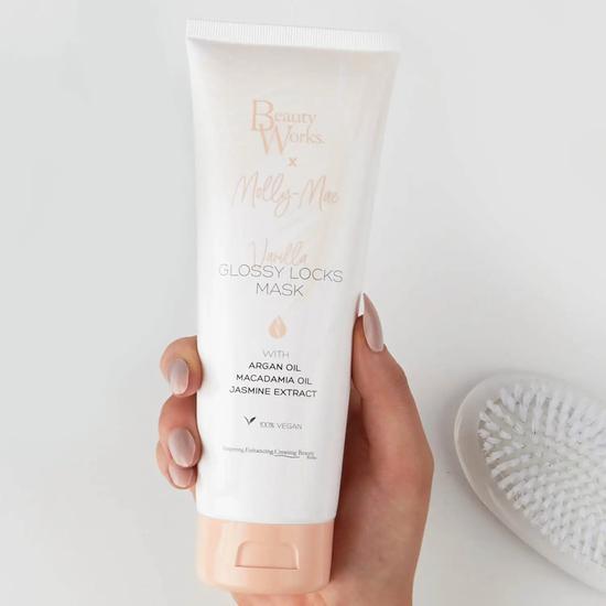 Beauty Works Molly Mae Vanilla Glossy Locks Mask 100ml