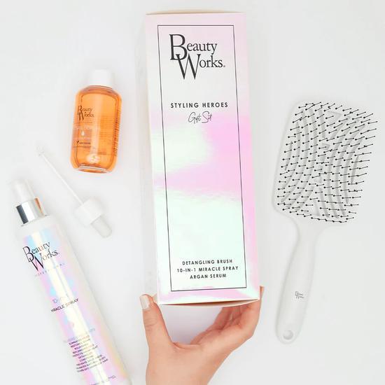 Beauty Works Styling Heroes Hair Treatment Gift Set Ultimate kit for smooth, frizz-free locks
