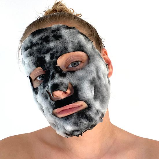 BeautyPro DETOXIFYING Bubbling Cleansing Sheet Mask With Activated Charcoal Pack of 4