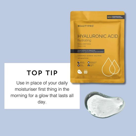 BeautyPro Hyaluronic Acid Gold Foil Mask 25ml