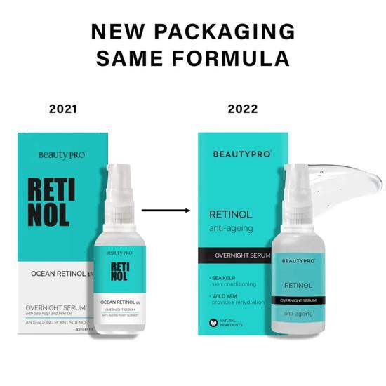 BeautyPro RETINOL 1% Overnight Serum 30ml
