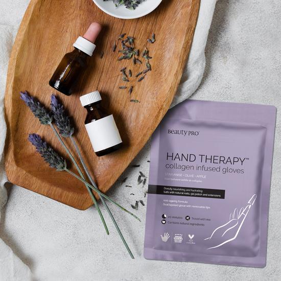BeautyPro Spa At Home: Hand & Foot Renewal Set 1 Foot Therapy Mask, 1 Hand Therapy Mask & 1 Foot & Callus Peel Mask