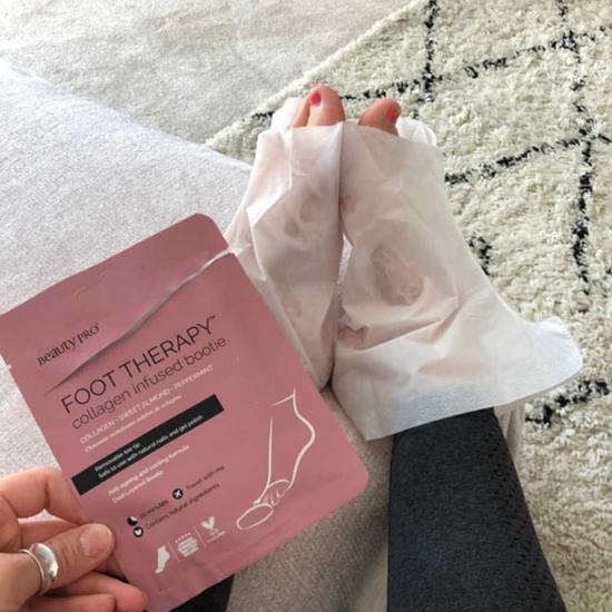 BeautyPro Spa At Home: Hand & Foot Renewal Set 1 Foot Therapy Mask, 1 Hand Therapy Mask & 1 Foot & Callus Peel Mask