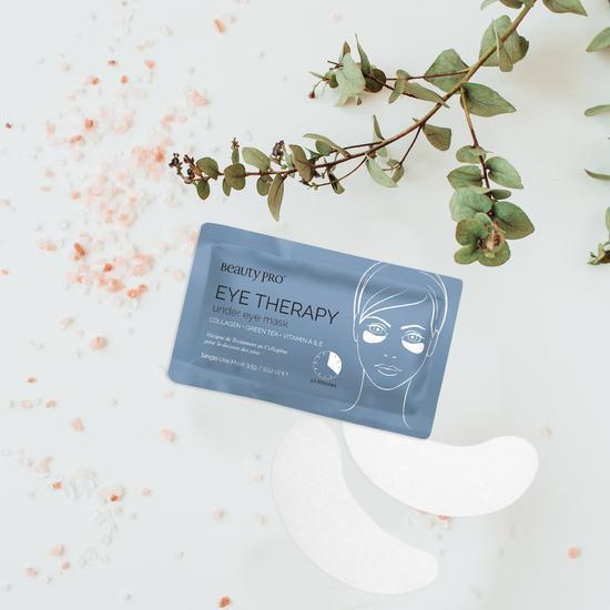 BeautyPro Spa At Home: The Glow Edit Set 1 Gold Foil Mask, 1 Under Eye Mask & 1 Bubbling Cleansing Mask