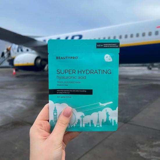 BeautyPro SUPER HYDRATING Travel Face Sheet Mask Pack of 4