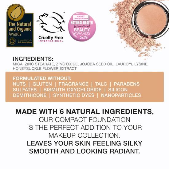 Bellápierre Cosmetics Compact Mineral Foundation SPF 15 Cinnamon - Medium with yellow undertones