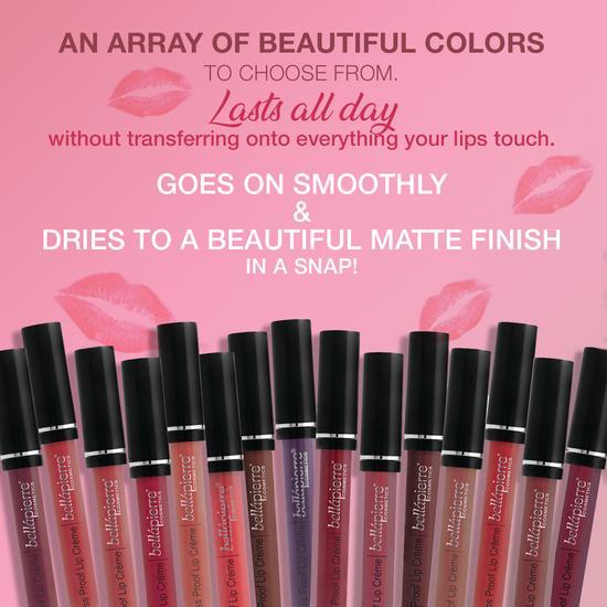 Bellápierre Cosmetics Kiss Proof Lip Creme Muddy Rose