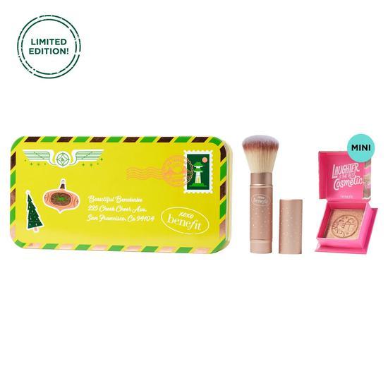 Benefit Blush 'n Brush Delivery Gift Set Mini blush & full-size brush set