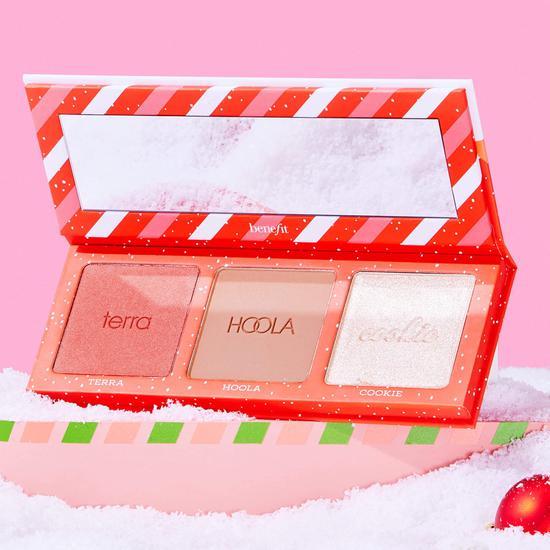 Benefit Cheek The Mail Palette Set Blush + Bronzer + Highlighter