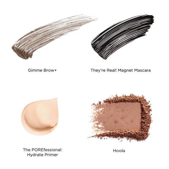 Benefit Holiday Cutie Beauty Gift Set Lengthening Mascara, Matte Bronzer & Volumising Brow Gel + Mini Hydrating Primer