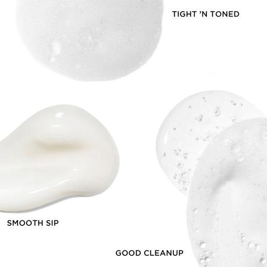 Benefit Pore Routine Roundup Pore Care Set Pore-Purifying Foaming Cleanser 45ml, Pore-Refining AHA+PHA Toning Foam 60ml + Smooth Sip Lightweight Smoothing Moisturiser For Pores 20ml