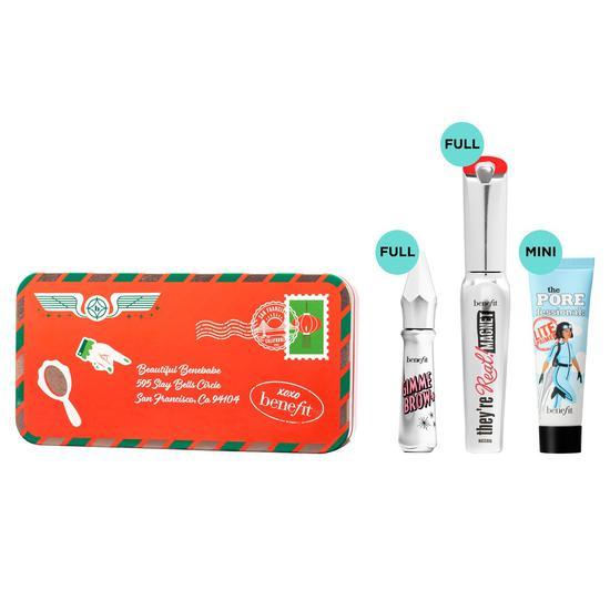 Benefit Stamp Of Beauty Gift Set Full-size mascara + volumizing brow gel + mini pore primer