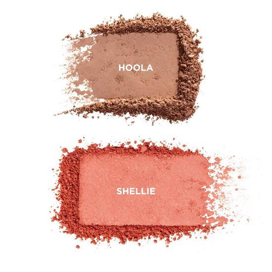 Benefit Whatta Beach Blush & Matte Bronzer Gift Set Shelie warm seashell-pink blush + Hoola matte bronzer