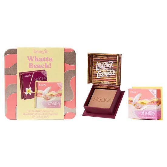 Benefit Whatta Beach Blush & Matte Bronzer Gift Set Shelie warm seashell-pink blush + Hoola matte bronzer