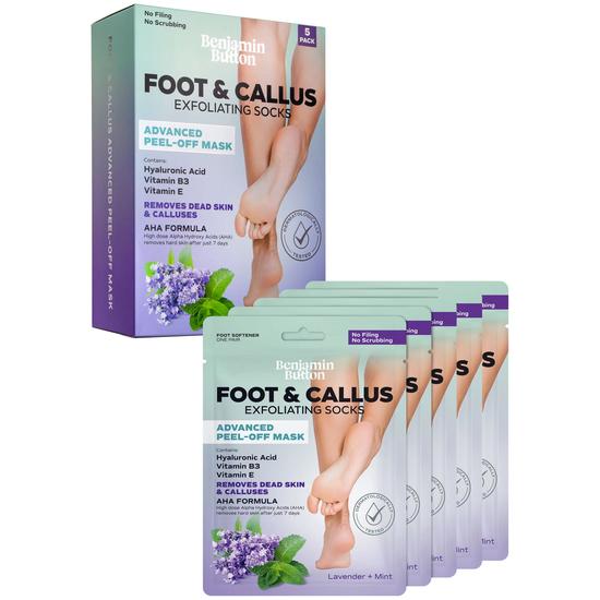 Benjamin Button Exfoliating Foot Mask x 1