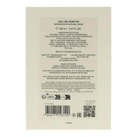 Bentley Beyond The Collection Radiant Osmanthus Eau De Parfum 100ml