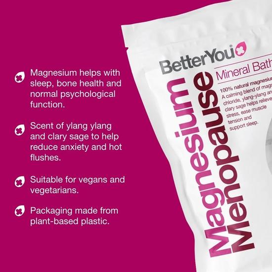 BetterYou Magnesium Menopause Bath Flakes 750g