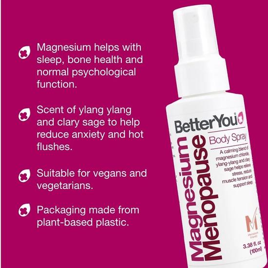 BetterYou Magnesium Menopause Spray 100ml