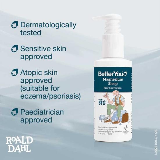 BetterYou Magnesium Sleep Kids Body Lotion 135ml