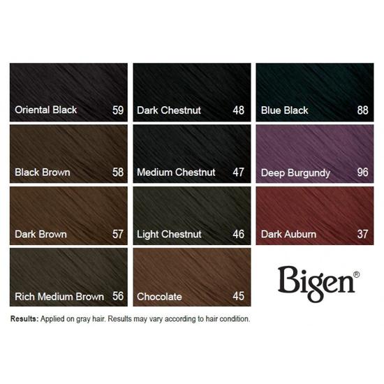Bigen Hair Dye Permanent Powder Hair Colour All Colours 6 g / 46 Light Chestnut