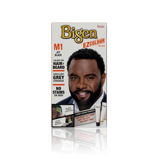 Bigen Men EZ Colour For Beard & Hair M1 Jet Black