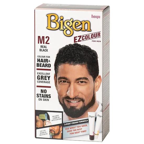 Bigen Men EZ Colour For Beard & Hair M2 Real Black
