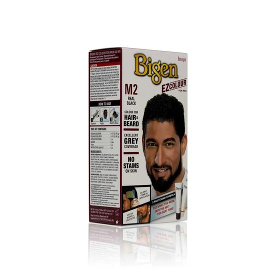 Bigen Men EZ Colour For Beard & Hair M2 Real Black