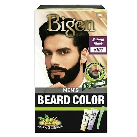 Bigen Mens Beard Colour Natural Black B101
