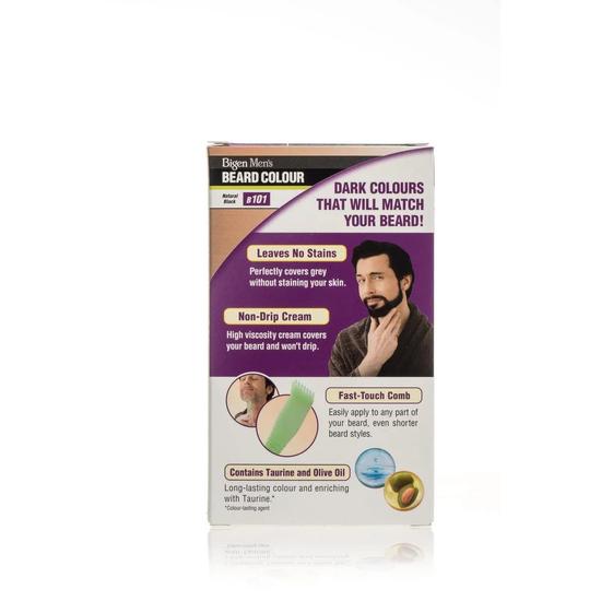Bigen Mens Beard Colour Natural Black B101