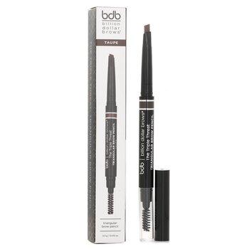 Billion Dollar Brows The Triple Threat: Triangular Brow Pencil Taupe