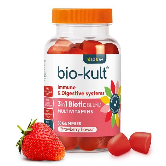 Bio-Kult 3-in-1 Biotic Blend Kids Strawberry Gummies 30 Gummies