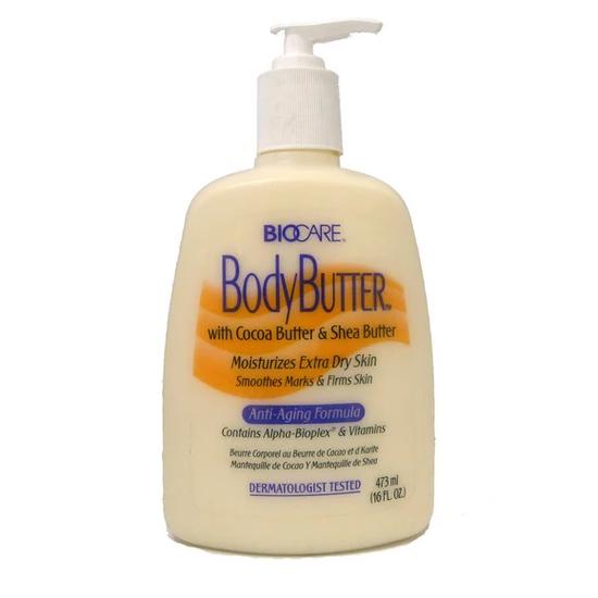 BioCare Body Butter With Cocoa & Shea Butter Anti Ageing Pump Lotion 473ml