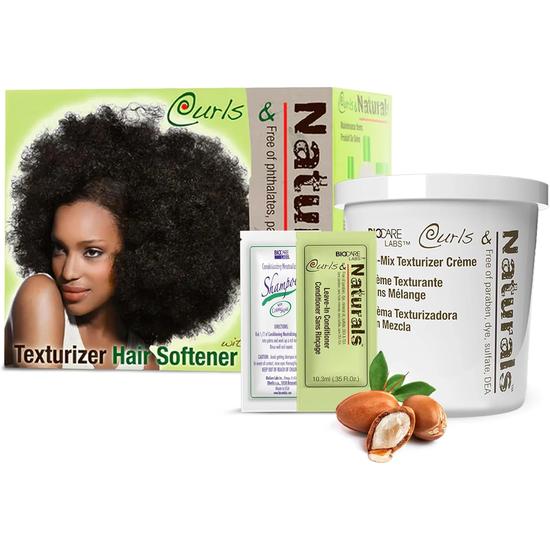 BioCare Curls & Naturals Texturizer Hair Softener Mini Kit